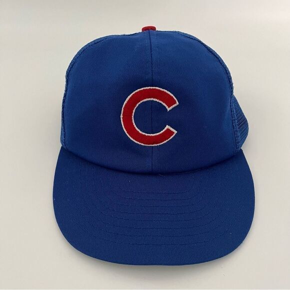 VINTAGE 1984 CHICAGO CUBS MCDONALDS TRUCKER HAT - Picture 1 of 5